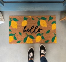 Step Into Summer Doormat Painting