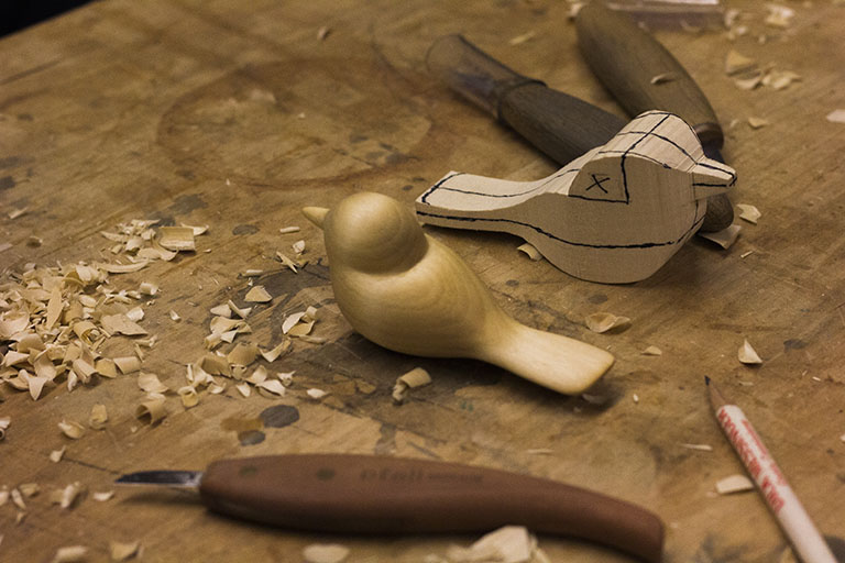 Comfort Bird Woodcarving Class (October)