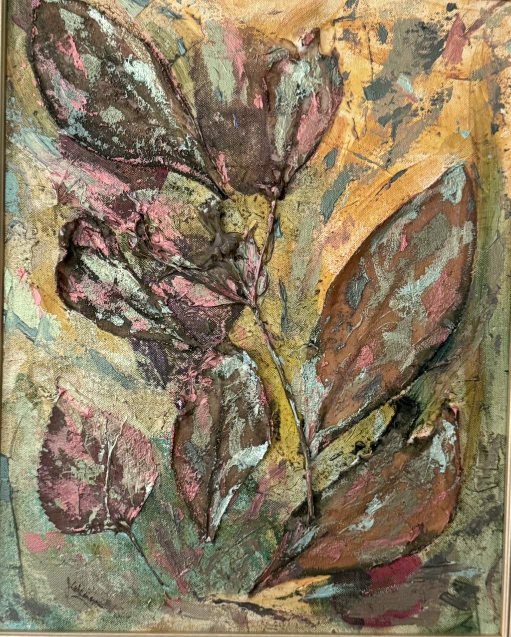 Acrylic Collage Painting