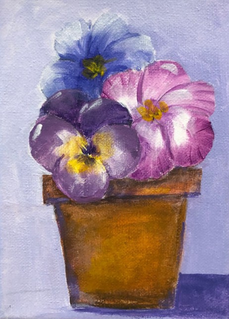 Painting Pansies