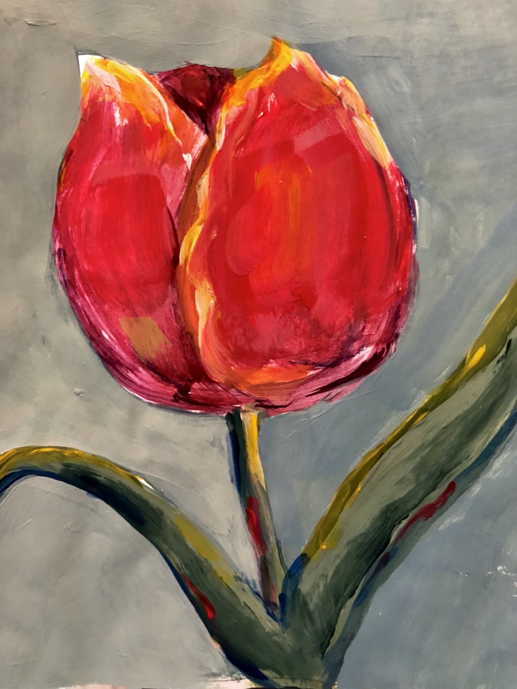 Spring has Sprung- Tulip Painting