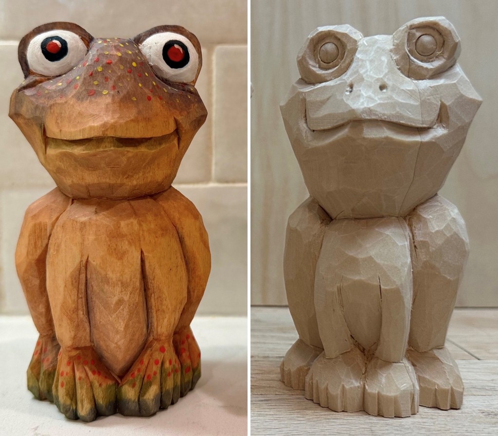 Frog Woodcarving Class