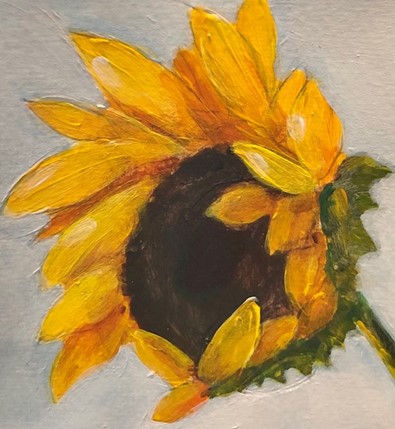 Painting a Sunflower