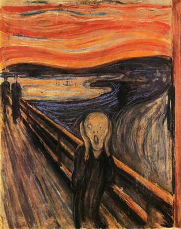 Learning from the Masters - Munch (Acrylics)
