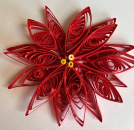 Quilling Poinsettias