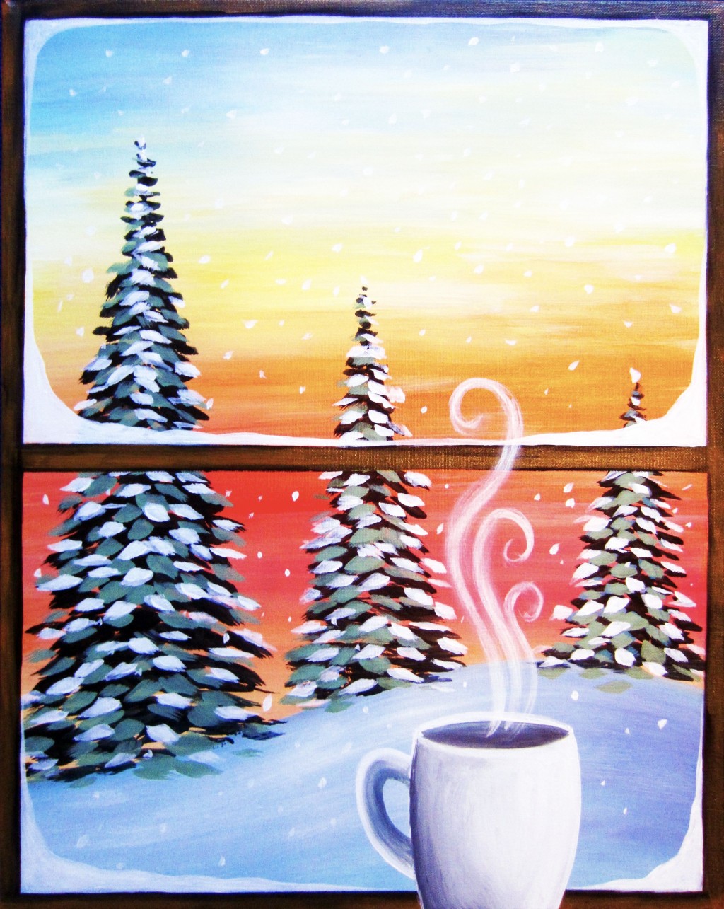 Winter Paint and Sip